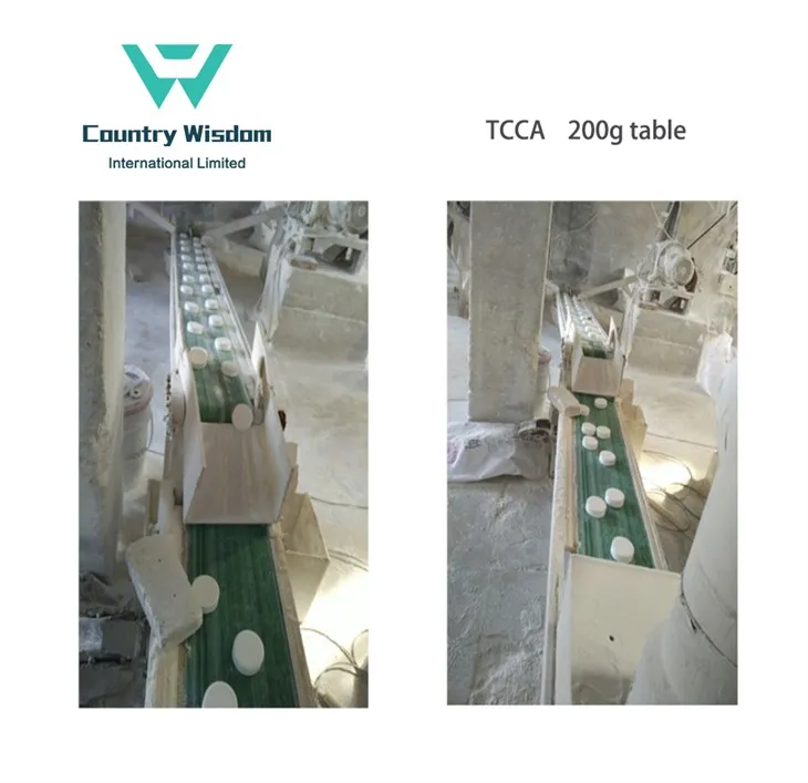 Fabricant de comprimés de 200 g de chlore TCCA à 90 % de la meilleure qualité