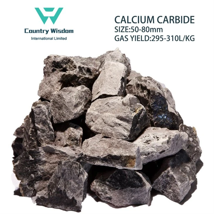 Carbure de calcium Cac2 avec tambour de 295 kg 50-80 mm