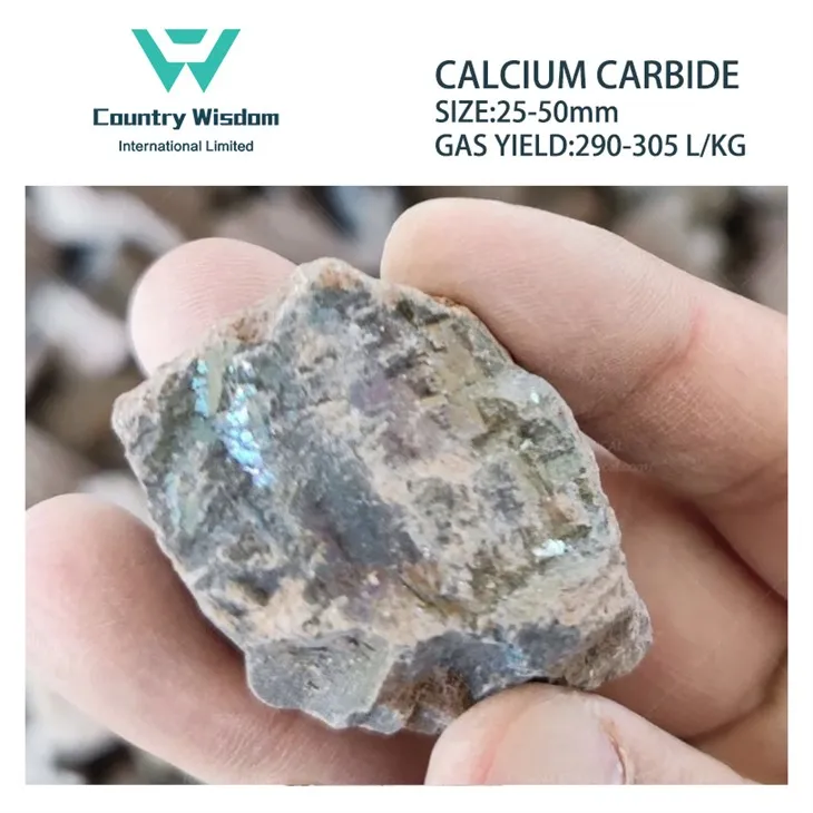 Fabrication chimique Gaz d'acétylène Carbure de calcium 25-50mm