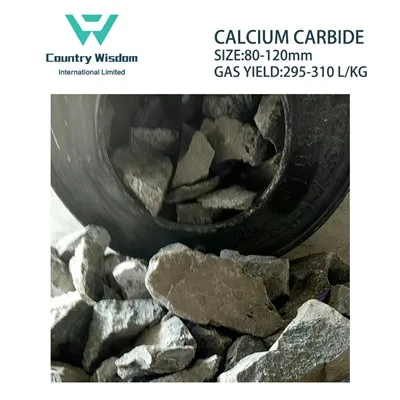 Rendement du gaz de carbure de calcium de 80-120mm 295L/Kg Min 50kgs/100kgs/Nouveau tambour en fer