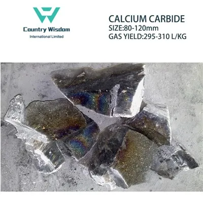 Carbure de calcium Cac2 CAS 75-20-7 80-120 mm de Chine