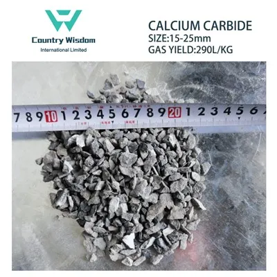 Prix ​​d'usine 15-25mm 295L Cac2 Carbure de Calcium