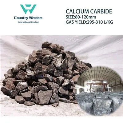 Fabrication de produits chimiques inorganiques Carbure de calcium à gaz d'acétylène 80-120mm pour le soudage CAS : 75-20-7