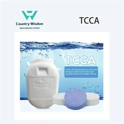 Tablette de natation TCCA 90% de traitement de l'eau, Tablettes multifonctionnelles de chlore